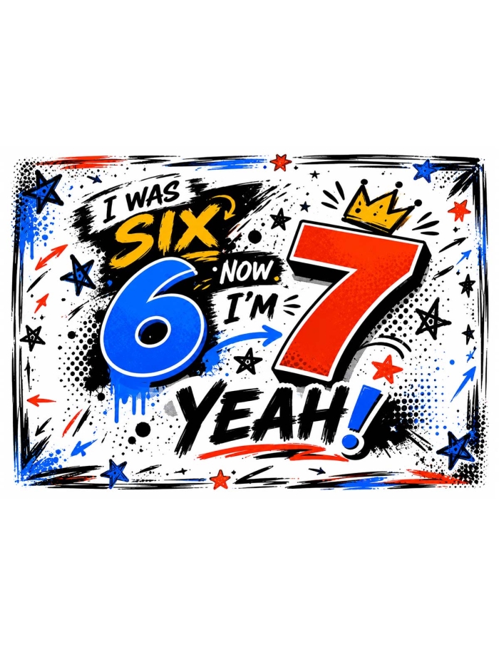 Imagine comestibila: I was 6 Now I'am 7