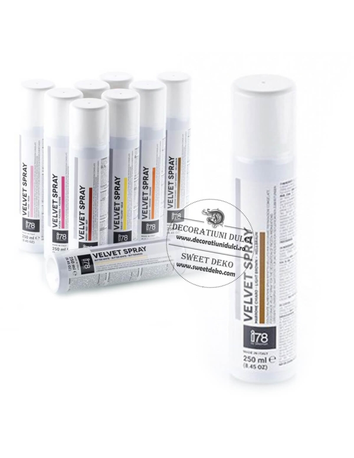 EXP: 31.07.2026 Spray cu efect de catifea maro deschis 250ml, light brown Silikomart i78
