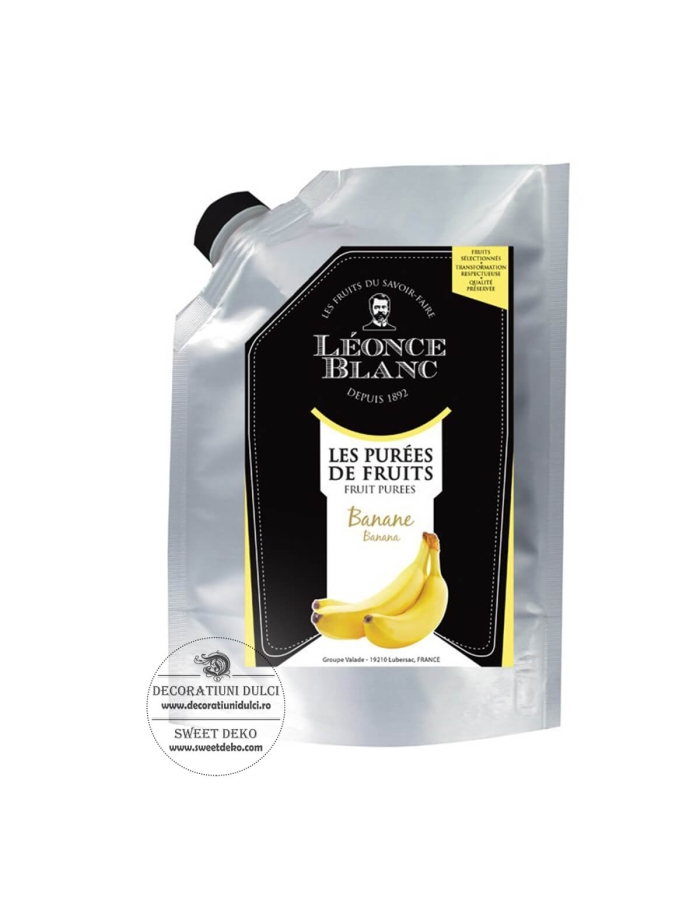EXP: 12.08.2026 Piure pasteurizat de banane, Leonce Blanc