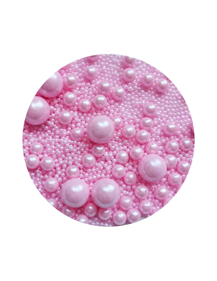 Bomboane roz perlat din zahar | Pink Dream  (100g)