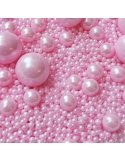 Bomboane roz perlat din zahar | Pink Dream  (100g)