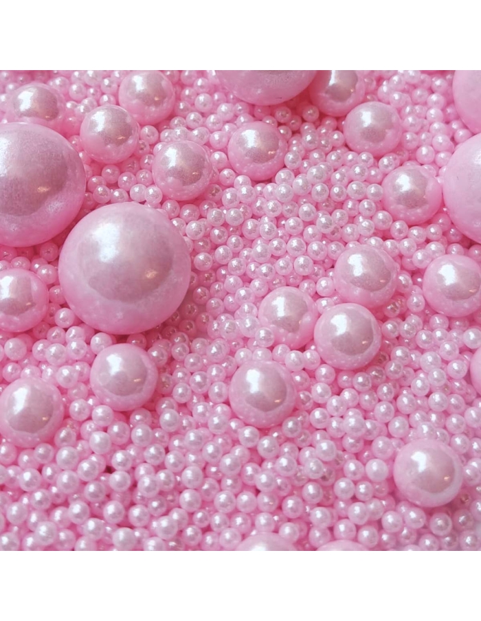 Bomboane roz perlat din zahar | Pink Dream  (100g)
