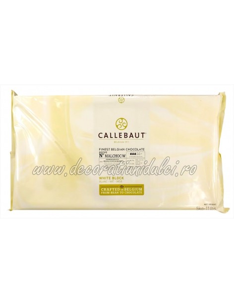 EXP: 09.09.2026 Ciocolata alba Barry Callebaut, fara zahar