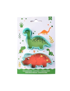 Decupatoare biscuiti silueta dinozauri (2buc/set)