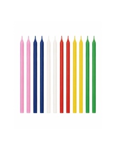 Lumanari colorate lungi pentru tort (L.12cm)
