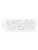 Stencils decor tort broderie cu Dalii