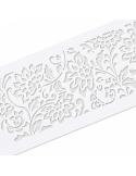 Stencils decor tort broderie cu Dalii