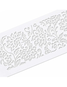Stencils decor tort broderie cu Dalii 2