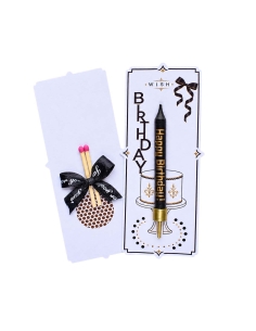 Birthday Wish Match Candle | lumanare, paie chibrit si scaparator