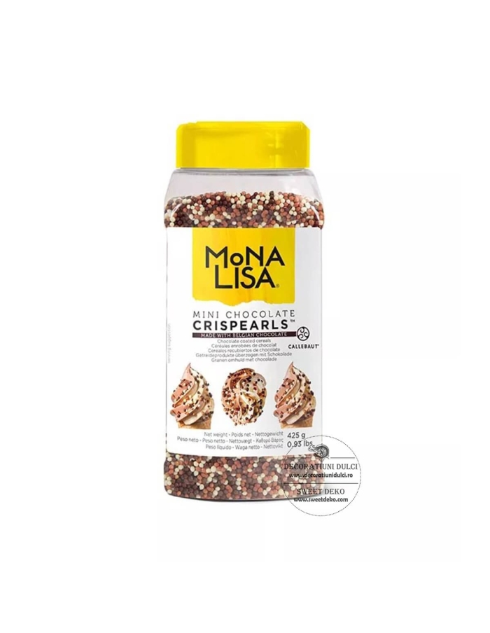 EXP: 08.10.2026 Mini crispearls, mix crocant Barry Callebaut