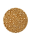 Sprinkles auriu metalizat 100g.