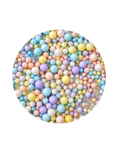 Mix perle din zahar in culori pastel (100g.)