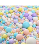 Mix perle din zahar in culori pastel (100g.)