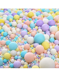 Mix perle din zahar in culori pastel (100g.) 2