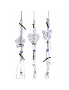 Set 3 decoratiuni sirag lavanda