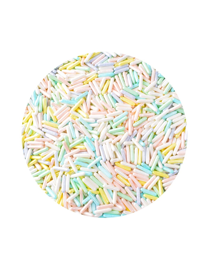 Betisoare din zahar Mix Pastel (100g.)
