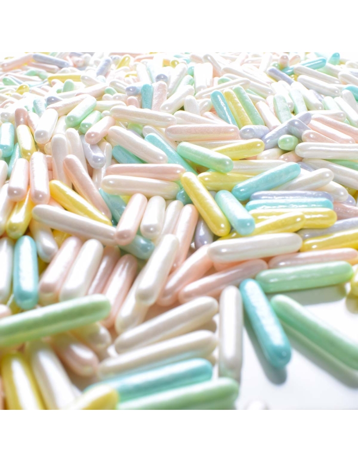 Betisoare din zahar Mix Pastel (100g.)