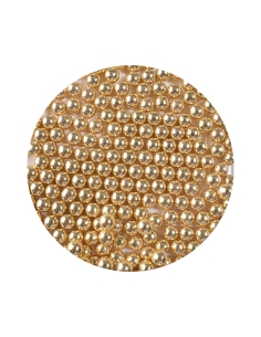 Perle auriu metalizat 7mm (100g.)