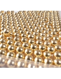 Perle auriu metalizat 7mm (100g.)
