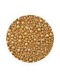 Sprinkles auriu metalizat 100g.