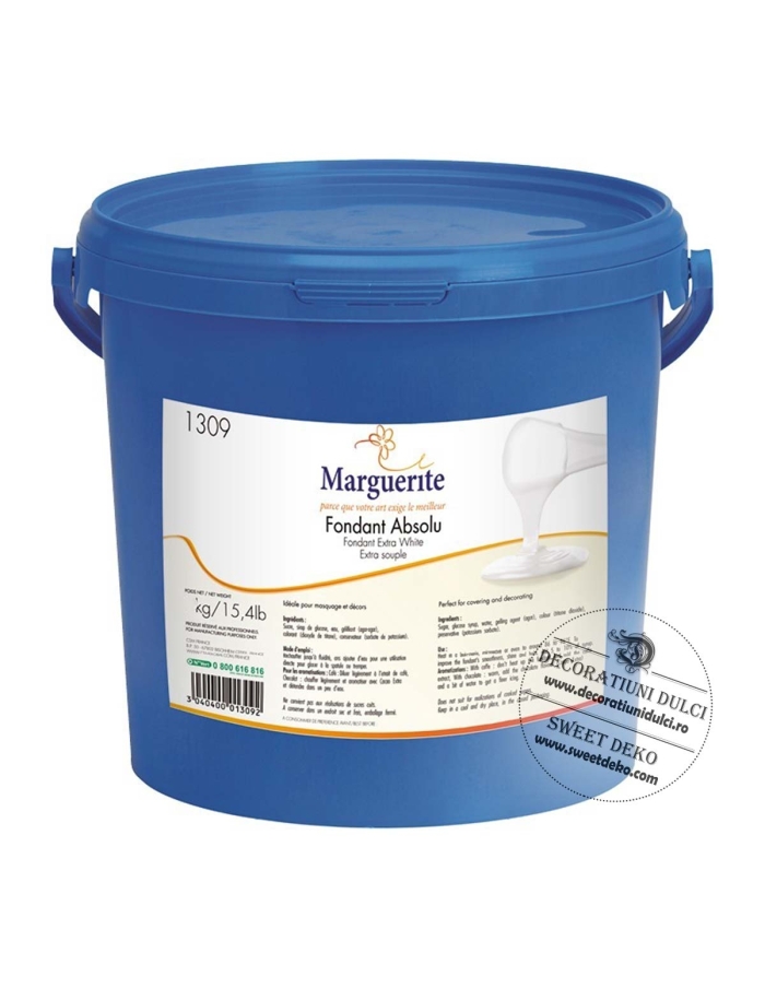 Fondant alb, Marguerite | Decoratiuni Dulci