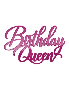 Topper Birthday Queen - Caligrafic