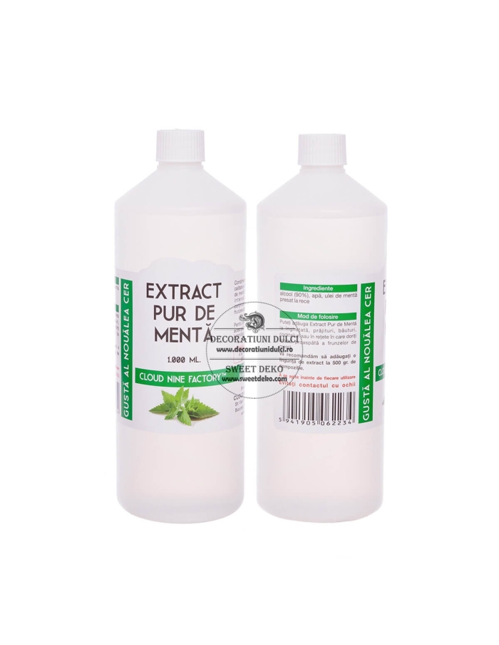 EXP: 30.11.2026 Extract pur de menta - 500 ml.