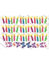 Imagine comestibila benzi lumanari