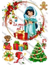 Imagine comestibila Jasmine de Craciun