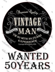 Imagine comestibila Vintage Man