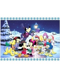 Imagine comestibila  Mickey si prietenii de Craciun