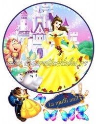 Imagine comestibila Belle, Frumoasa si Bestia