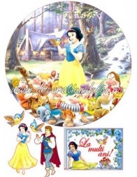 Imagine comestibila Alba ca Zapada si cei 7 pitici - 2