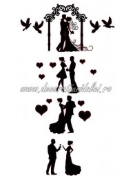 Nunta - Siluete comestibile