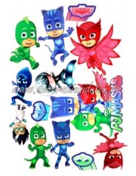 Imagine comestibila Eroi in pijama 3