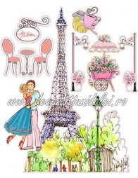 Imagine comestibila Paris "Je t' aime"