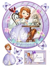 Imagine comestibila Sofia - 9 | Decoratiuni Dulci