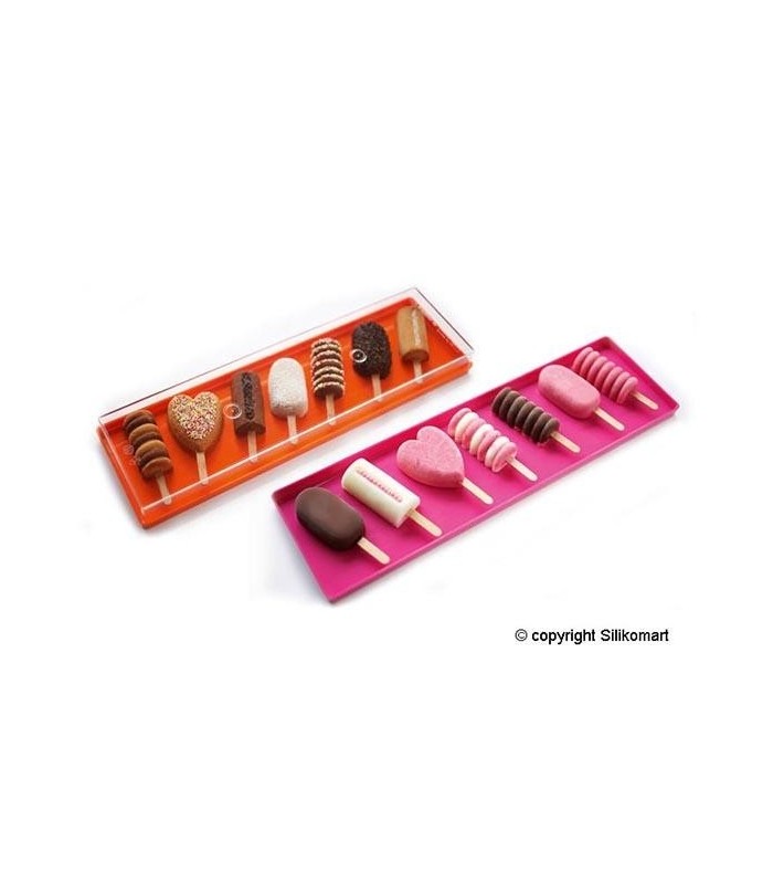 Set 2 tavi policarbonat Silikomart