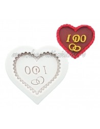 Mulaj inima ''I DO" | Decoratiuni Dulci