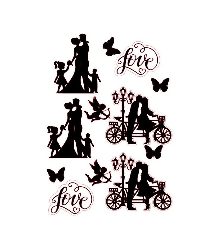 Siluete comestibile, nunta in familie