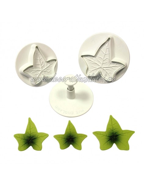 Decupatoare frunze de iedera | Decoratiuni Dulci 2