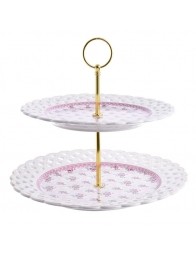 Suport etajat, din portelan Roses