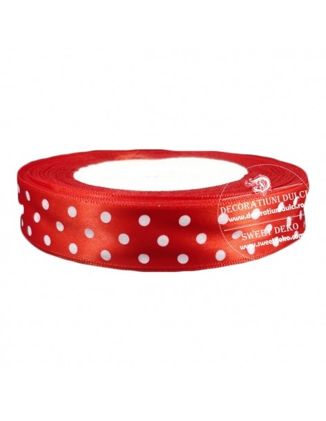 Banda rosie cu buline | Decoratiuni Dulci