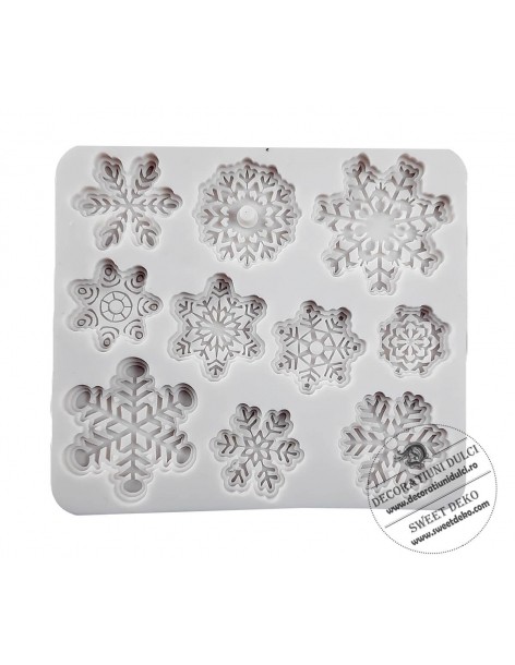 Mulaj silicon model fulgi, floricele