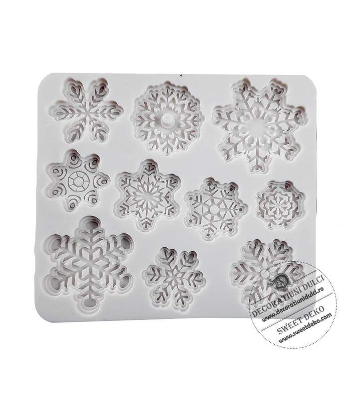 Mulaj silicon model fulgi, floricele