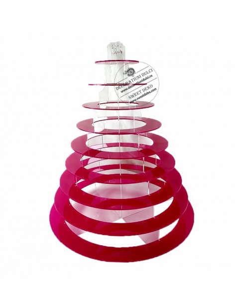 Suport etajat macarons, plexiglas