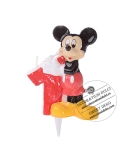 Lumanare Mickey Mouse si cifra 1