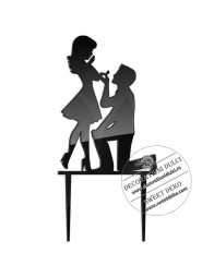 Topper nunta cerere in casatorie, plexi