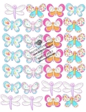 Imagine comestibila fluturi - 4  | Decoratiuni Dulci