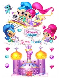Imagine comestibila shimmer si shine, printre nori